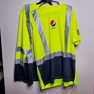 G & G Outfitters Inc Pepsi Zero Zone T-Shirt Florescent Yellow XL Bundle